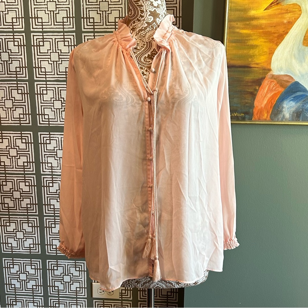 NWT Maje rose pink blouse e18ciana